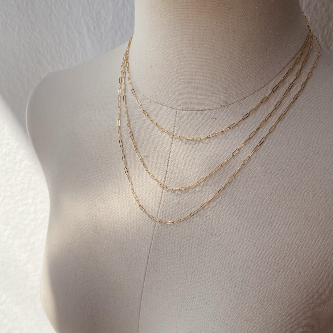 Paperclip Necklace (14k Gold Filled)