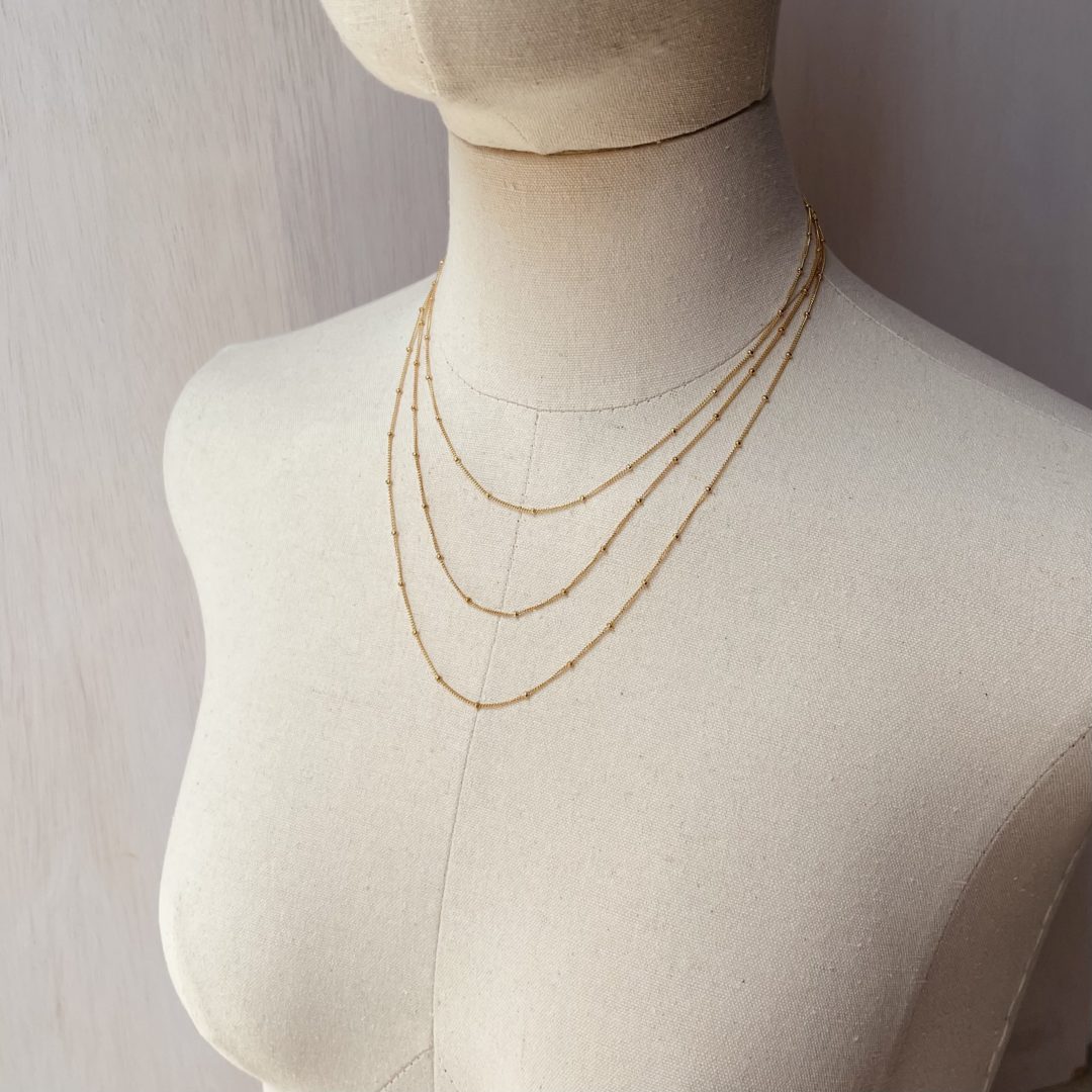 Necklace Essentials - Satellite Chain - 14k Gold Filled - Short, Medium or Long